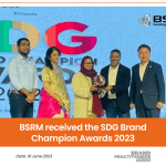 BSRM received the SDG Brand Champion Awards 2023