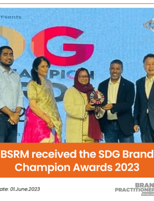 BSRM received the SDG Brand Champion Awards 2023