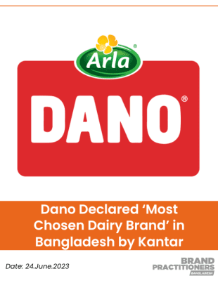 Dano Declared ‘Most Chosen Dairy Brand’ in Bangladesh by Kantar