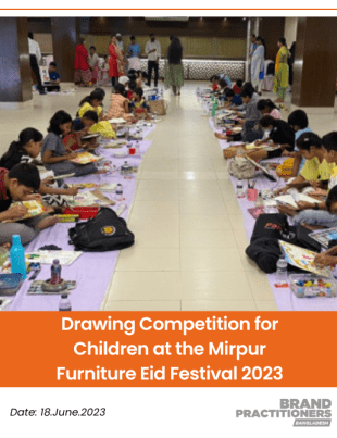 Drawing Competition for Children at the Mirpur Furniture Eid Festival 2023