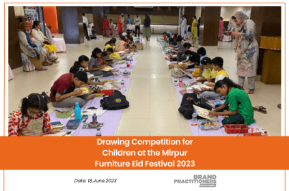 Drawing Competition for Children at the Mirpur Furniture Eid Festival 2023