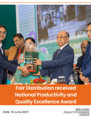 Fair Distribution received National Productivity and Quality Excellence Award