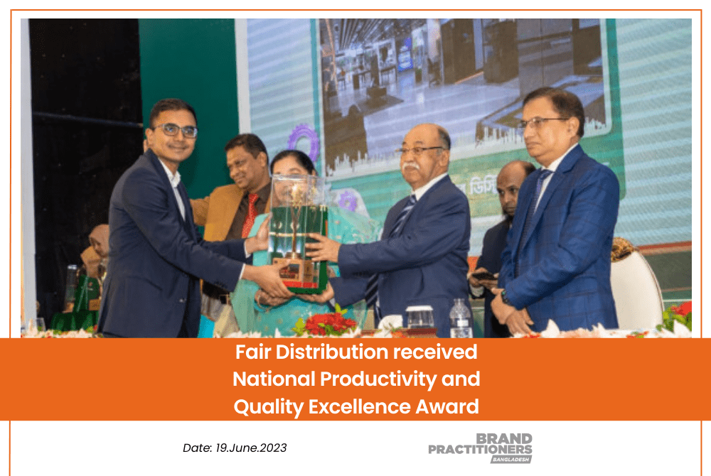 Fair Distribution received National Productivity and Quality Excellence Award