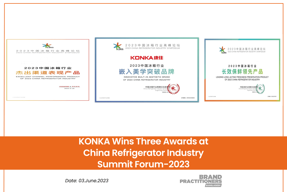 KONKA Wins Three Awards at China Refrigerator Industry Summit Forum-2023