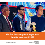 Khairul Basher gets Bangladesh Excellence Award 2022