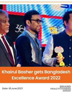 Khairul Basher gets Bangladesh Excellence Award 2022