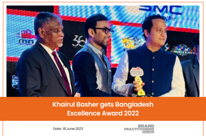 Khairul Basher gets Bangladesh Excellence Award 2022