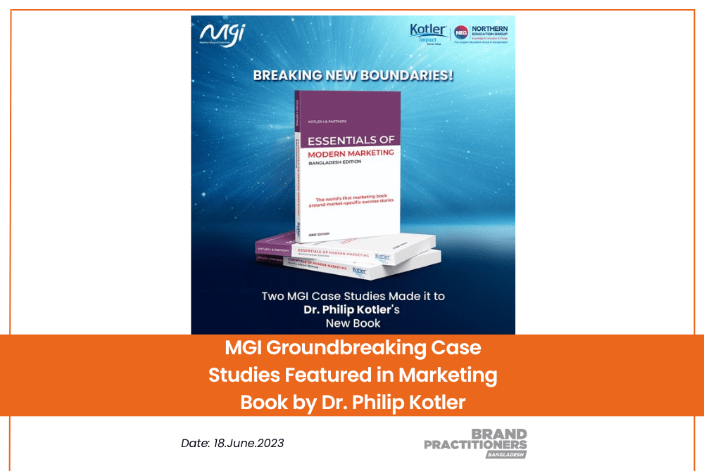 MGI Groundbreaking Case Studies Featured in Marketing Book by Dr. Philip Kotler