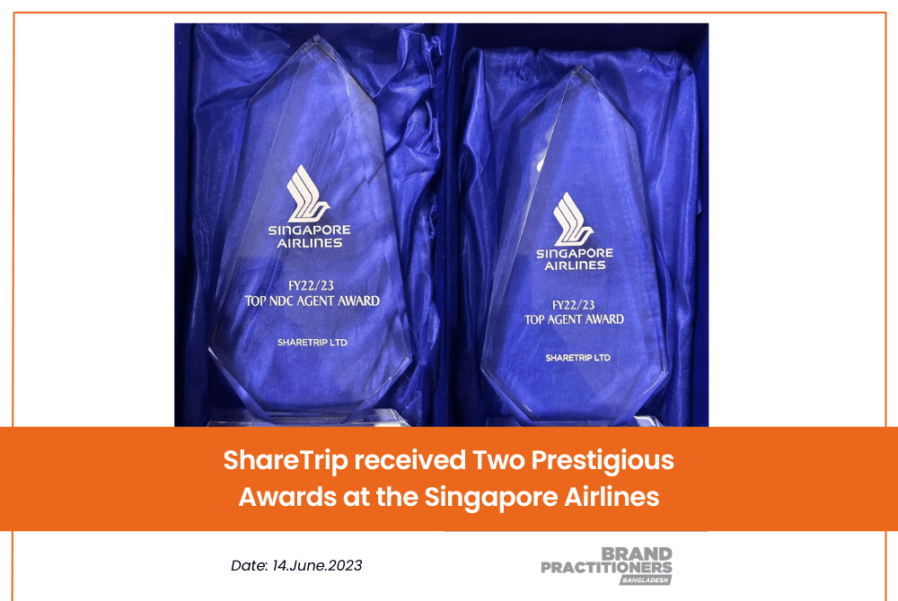 ShareTrip received Two Prestigious Awards at the Singapore Airlines