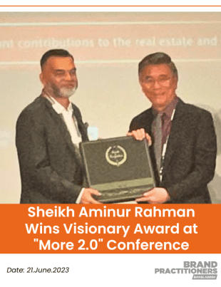 Sheikh Aminur Rahman Wins Visionary Award at More 2.0 Conference