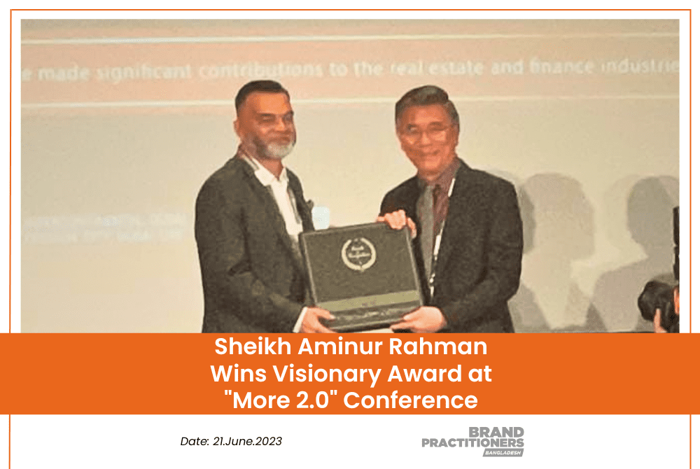 Sheikh Aminur Rahman Wins Visionary Award at More 2.0 Conference