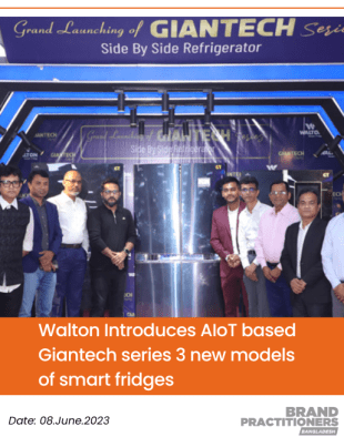 Walton Introduces AIoT based Giantech series 3 new models of smart fridges