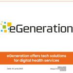 eGeneration offers tech solutions for digital health services