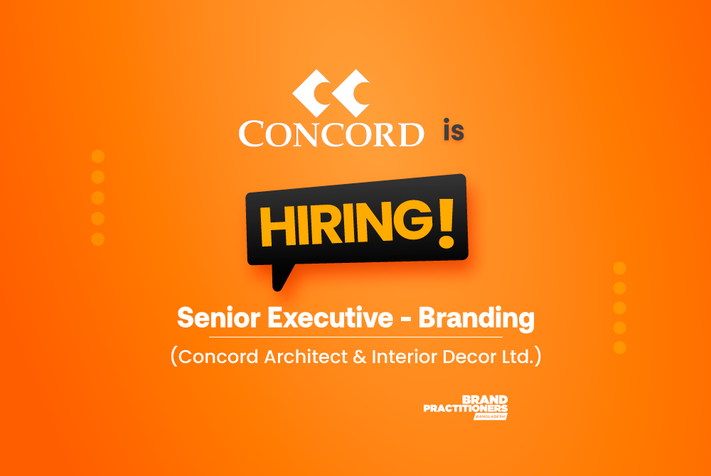 Concord Group is hiring Senior Executive - Branding