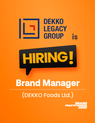 DEKKO Foods Ltd. is hiring Brand Manager