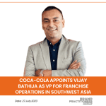 Coca-Cola Appoints Vijay Bathija as VP for Franchise Operations in Southwest Asia