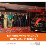 Mahbub Wins Nagad's BMW Car in Dhaka