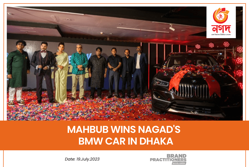 Mahbub Wins Nagad's BMW Car in Dhaka