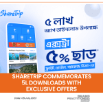 Sharetrip Commemorates 5L Downloads with Exclusive Offers