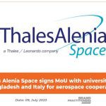 Thales-Alenia-Space-signs-MoU-with-universities-in-Bangladesh-and-Italy-for-aerospace-cooperation