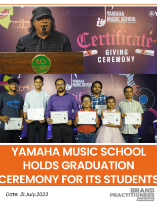 Yamaha Music School holds graduation ceremony for its students