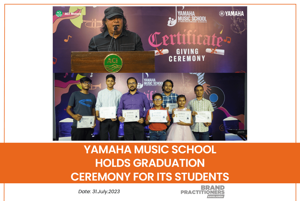 Yamaha Music School holds graduation ceremony for its students