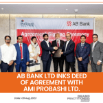 AB Bank Ltd inks deed of agreement with Ami Probashi Ltd.