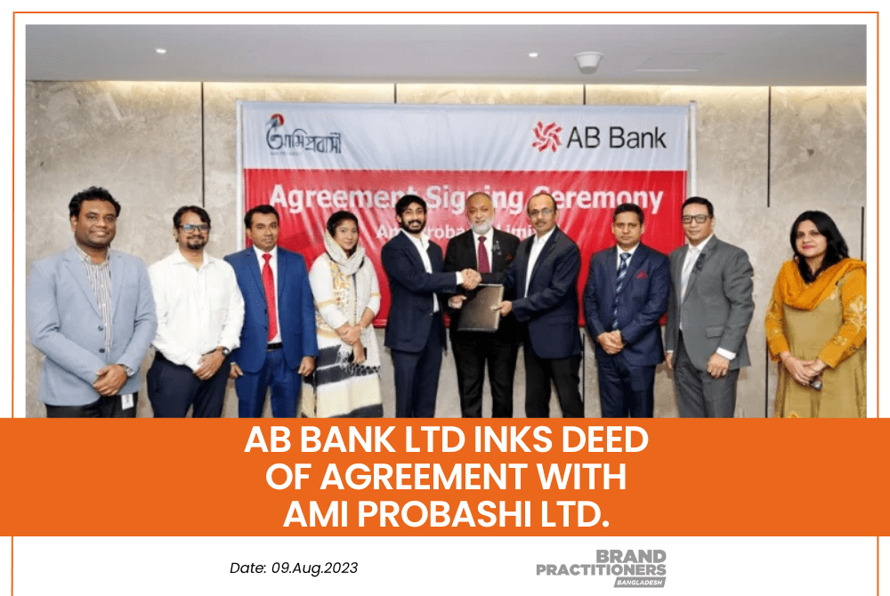 AB Bank Ltd inks deed of agreement with Ami Probashi Ltd.