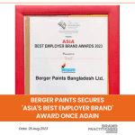 BERGER Paints Secures 'Asia's Best Employer Brand' Award Once Again