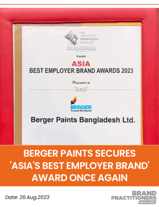 BERGER Paints Secures 'Asia's Best Employer Brand' Award Once Again