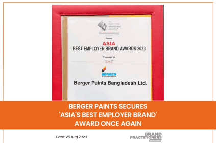 BERGER Paints Secures 'Asia's Best Employer Brand' Award Once Again