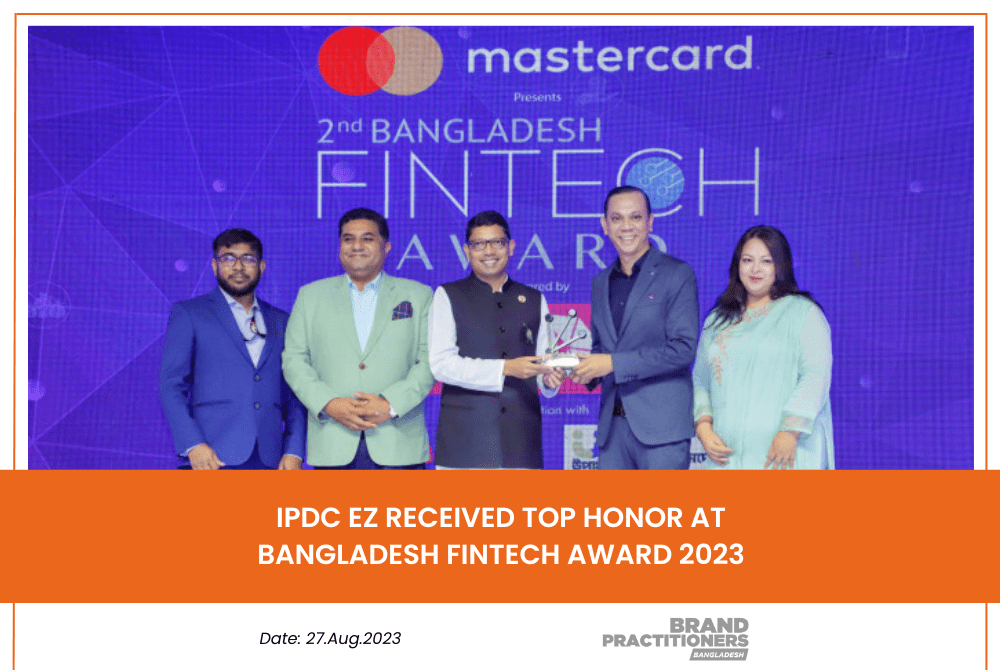 IPDC EZ Received Top Honor at Bangladesh Fintech Award 2023