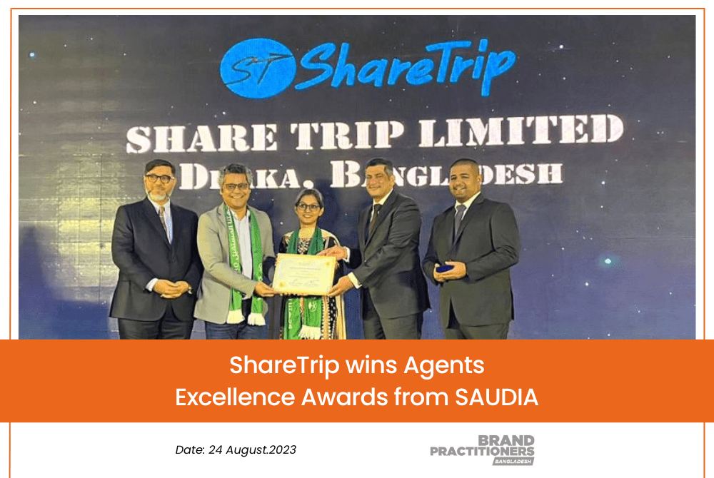 ShareTrip wins Agents Excellence Awards from SAUDIA