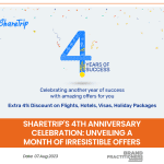 ShareTrips 4th Anniversary Celebration Unveiling a Month of Irresistible Offers