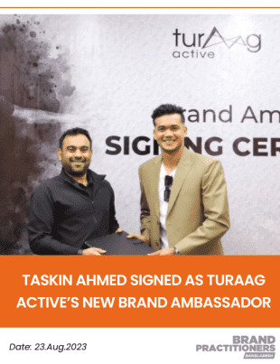 Taskin Ahmed signed as Turaag Active’s new Brand Ambassador