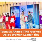 Tusnuva-Ahmed-Tina-receives-'Asia's-Woman-Leader'-title