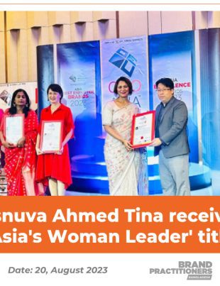 Tusnuva-Ahmed-Tina-receives-'Asia's-Woman-Leader'-title