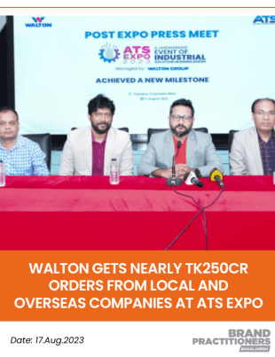 Walton gets nearly Tk250cr orders from local and overseas companies at ATS Expo