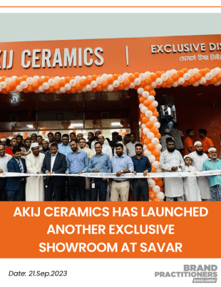 Akij Ceramics has launched another exclusive showroom at Savar