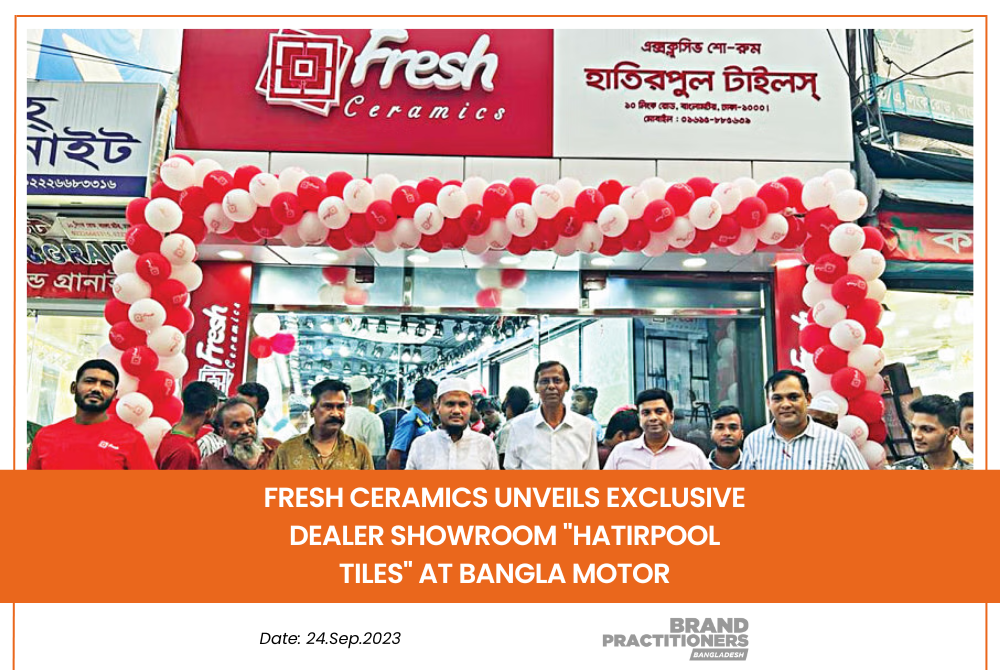 Fresh Ceramics Unveils Exclusive Dealer Showroom Hatirpool Tiles at Bangla Motor