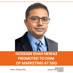 Hossain Shah Newaz Promoted to DGM of Marketing at SSG