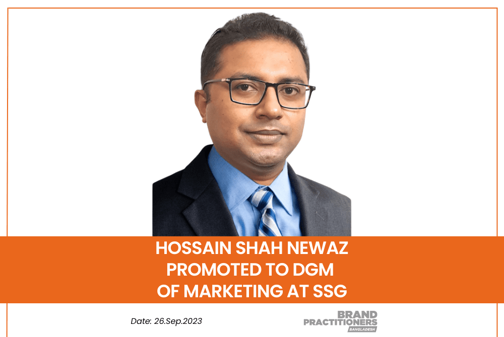Hossain Shah Newaz Promoted to DGM of Marketing at SSG