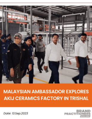 Malaysian Ambassador Explores Akij Ceramics Factory in Trishal