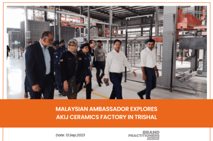Malaysian Ambassador Explores Akij Ceramics Factory in Trishal