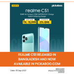 Realme C51 released in Bangladesh and Now Available in Pickaboo.com