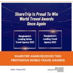 ShareTrip again received Two Prestigious World Travel Awards