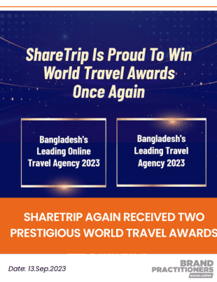 ShareTrip again received Two Prestigious World Travel Awards