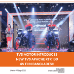 TVS Motor introduces new TVS Apache RTR 160 4V Fi in Bangladesh