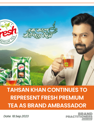 Tahsan Khan continues to represent Fresh Premium Tea as brand ambassador