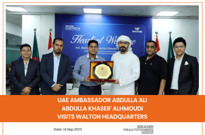 UAE ambassador Abdulla Ali Abdulla Khaseif AlHmoudi visits Walton headquarters